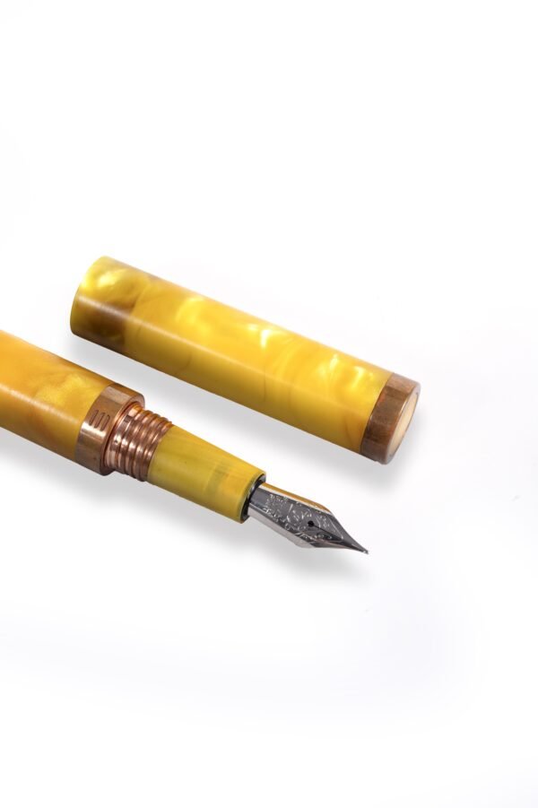 Acrylic Fountain Pen - Yellow - Image 4